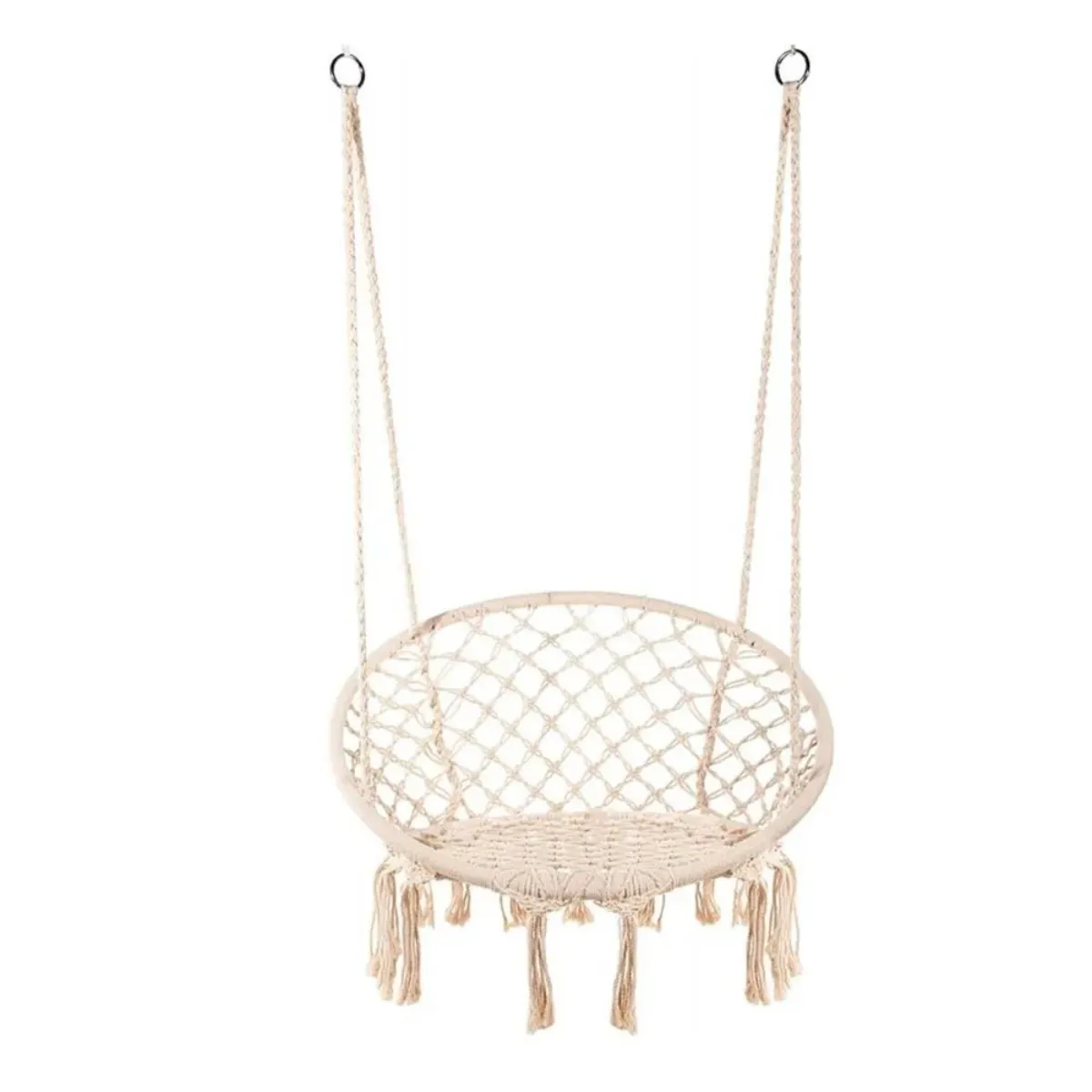 Кресло подвесное 60х80х120 см плетеное, коричневый CM-013 CN