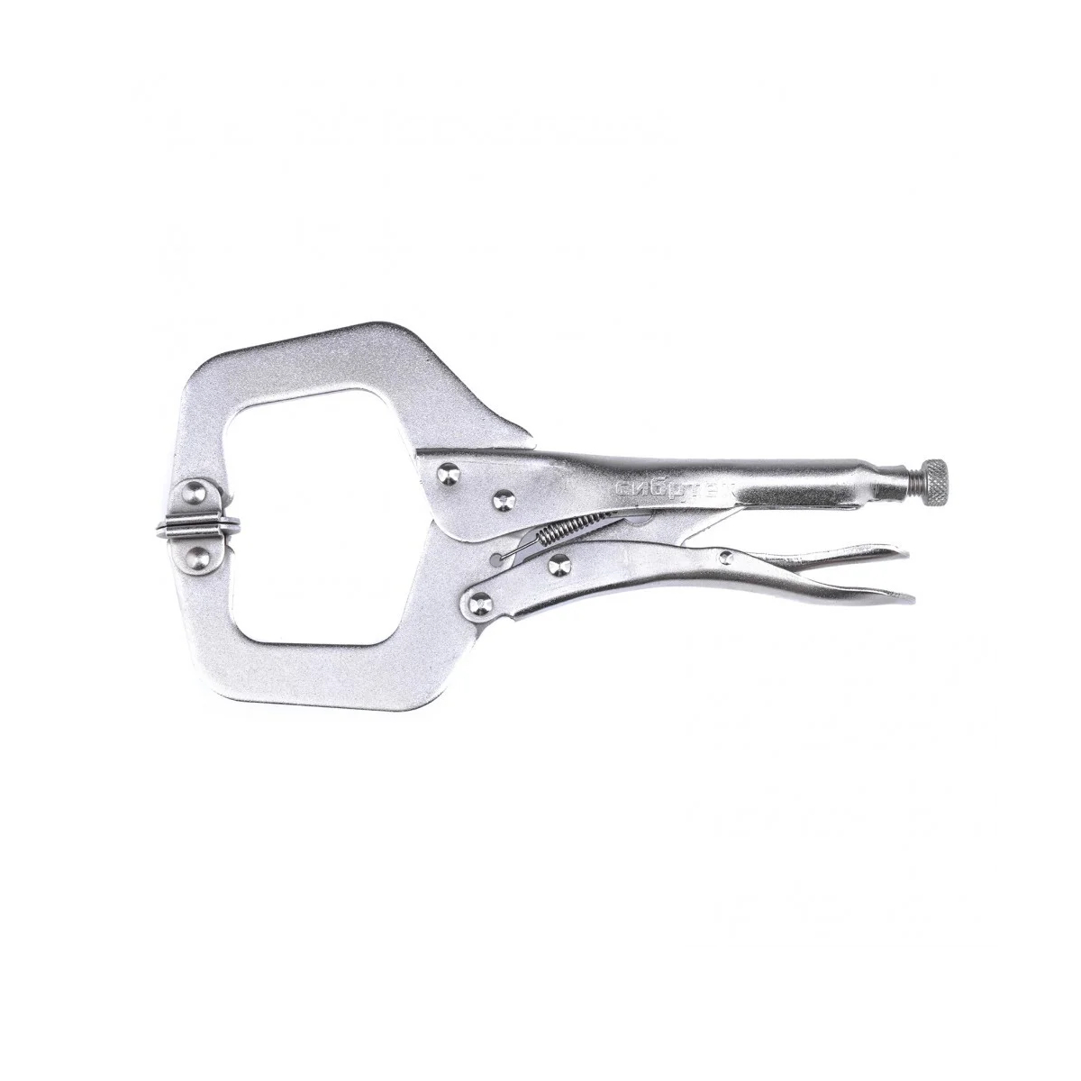 Зажим ручной, увеличенный захват, подвижные губки, 270 мм// Сибртех