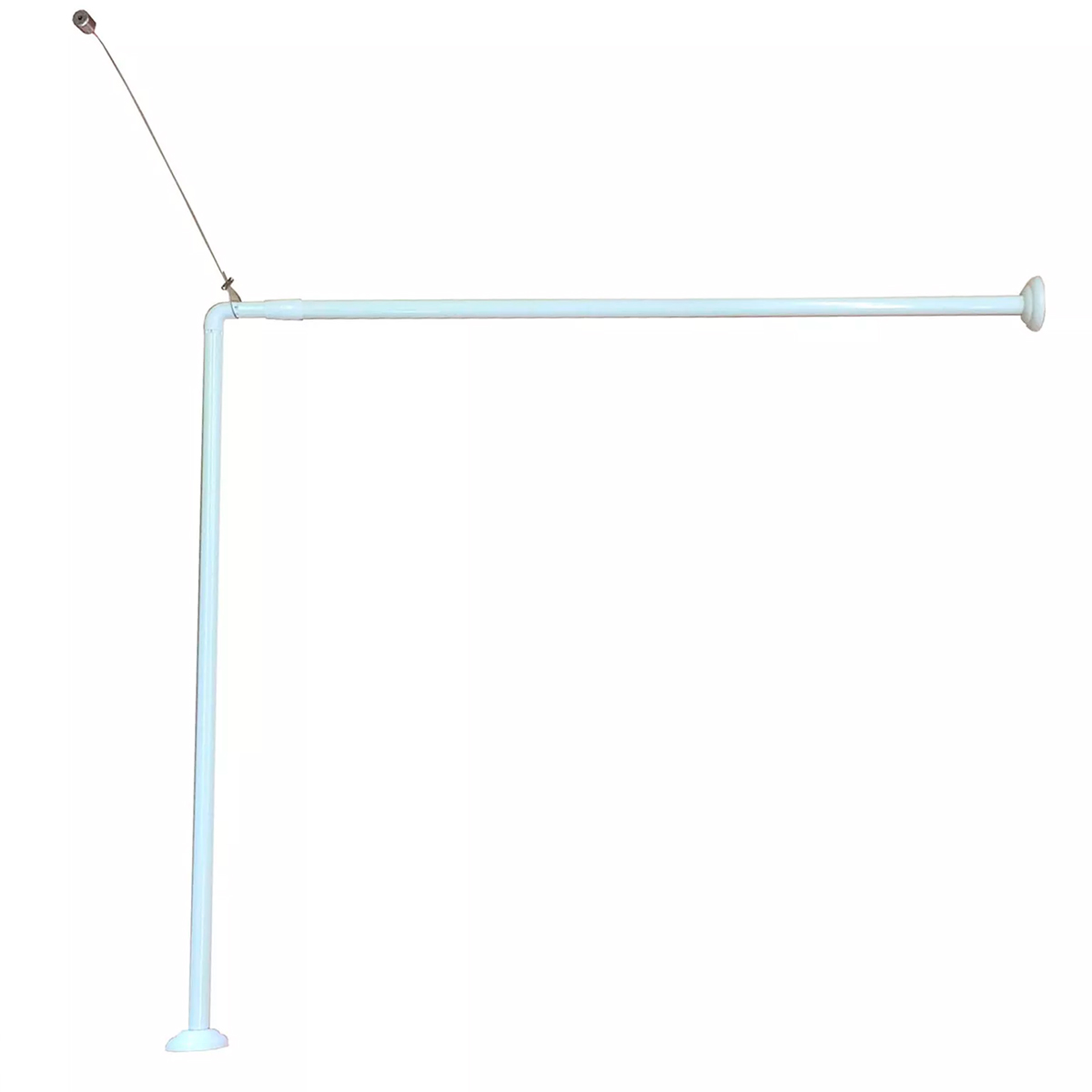 Карниз для ванной угловой Tendance 80х80 см с креплением к потолку 2106100