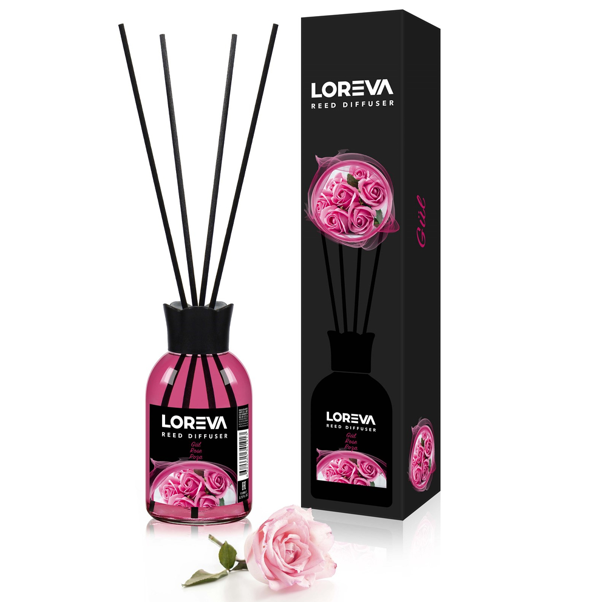 Аромадиффузор Loreva 55 мл Роза