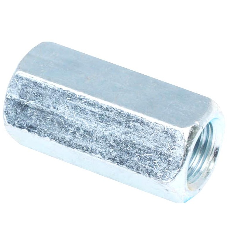 Гайка переходная DIN 6334 М14 (белый цинк 1 шт)