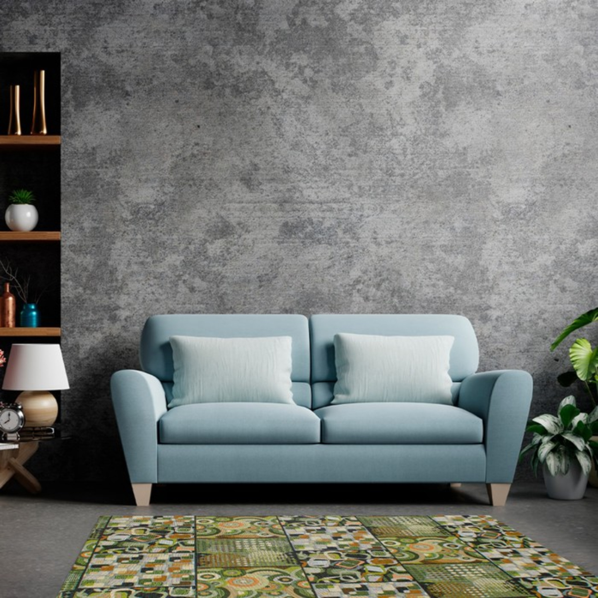 Коврик гобеленовый Gobelin 65 см Multidesign verde (Мультидизайн зел.)