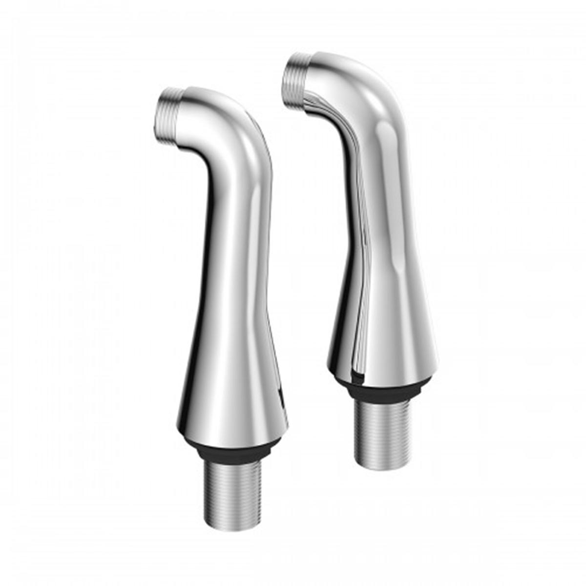 Комплект Lemark переходников 3/4'x3/4'х136 мм 2 шт для установки смесителя на борт ванны, хром арт.L