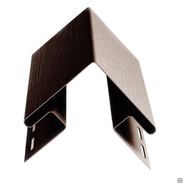 Наружный угол (ПВХ).0076.Н, 497С, коричневый