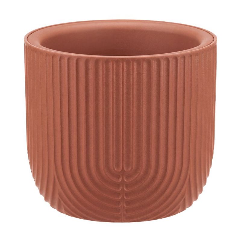 Кашпо РАМОНА D180мм 1,9л со вставкой, Терракотовый М 3261