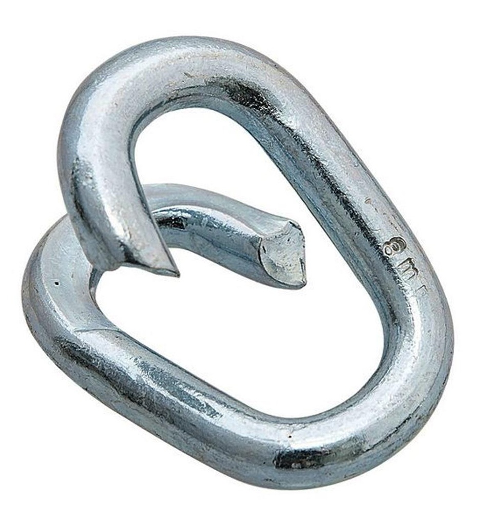 Соединитель цепей 7мм (белый цинк 1 шт)