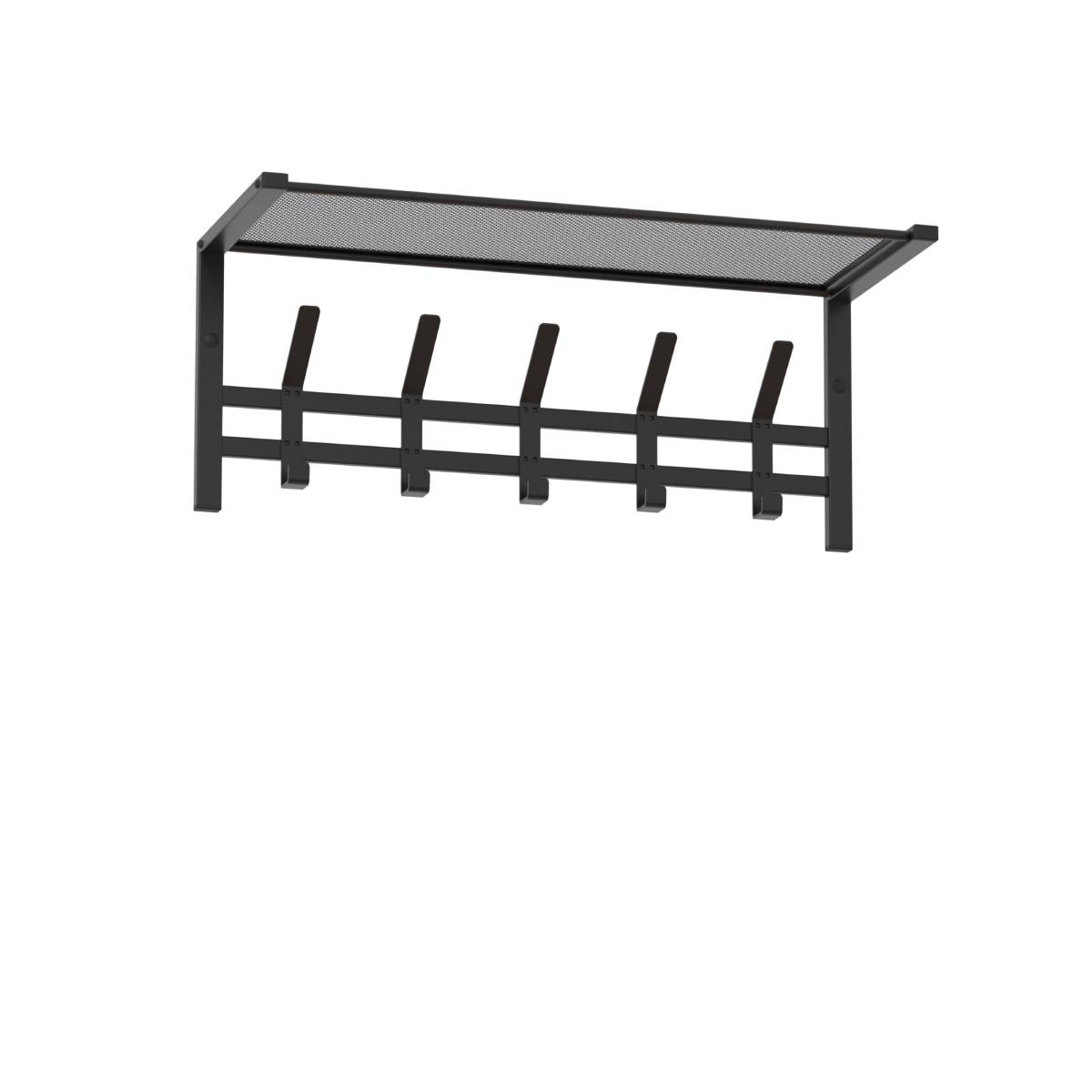 Вешалка с полкой ЗМИ Торонто 21 Черный