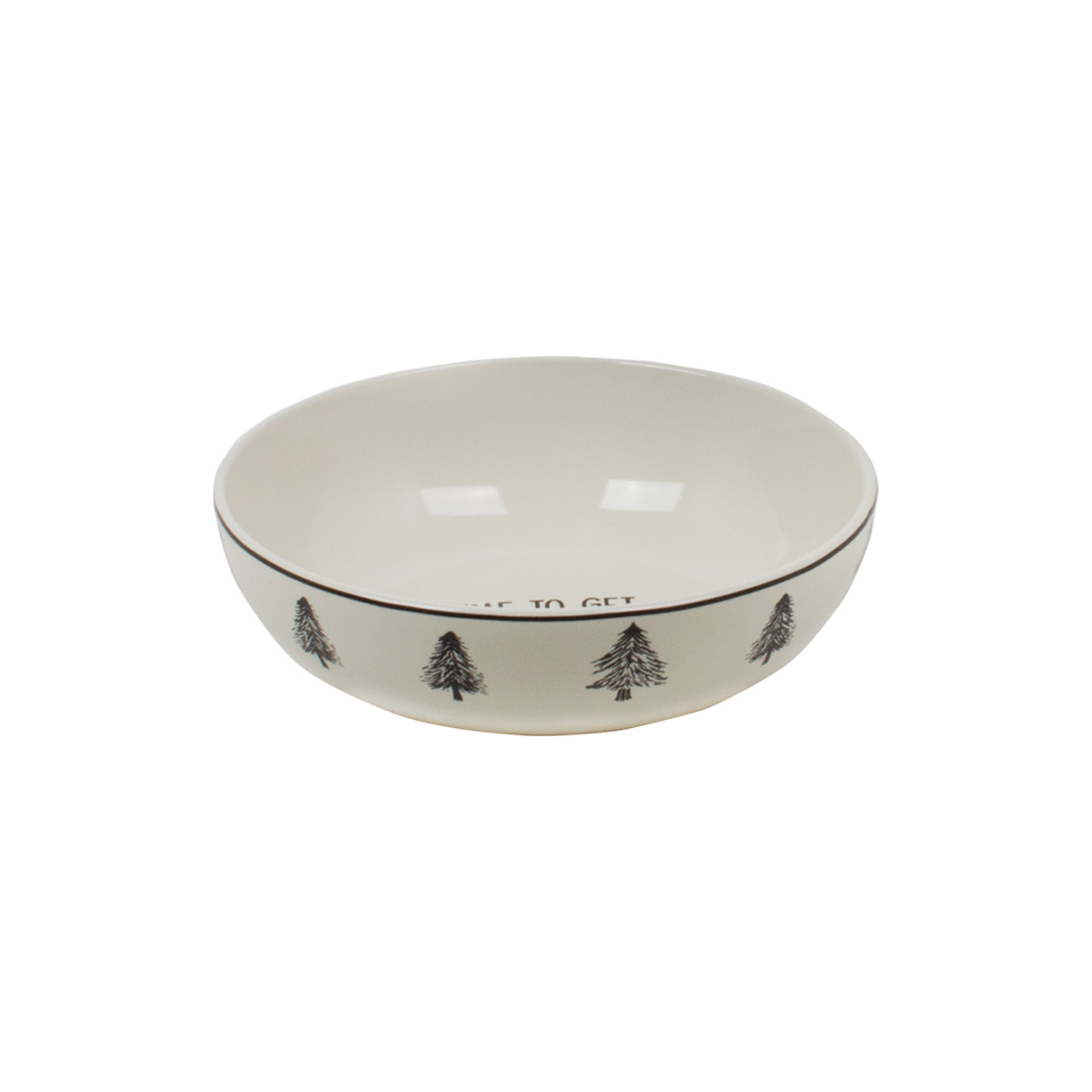 Тарелка суповая DH НГ Елочки 18 см SYP56-02