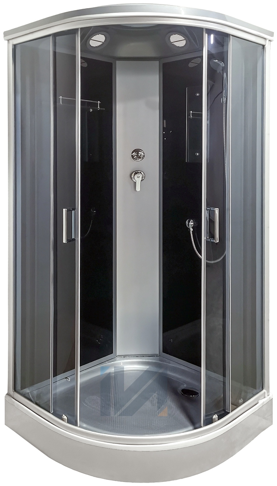 Душевая кабина IVA SC010CTG 1000*1000*2150  низкий серый поддон, тонированное стекло