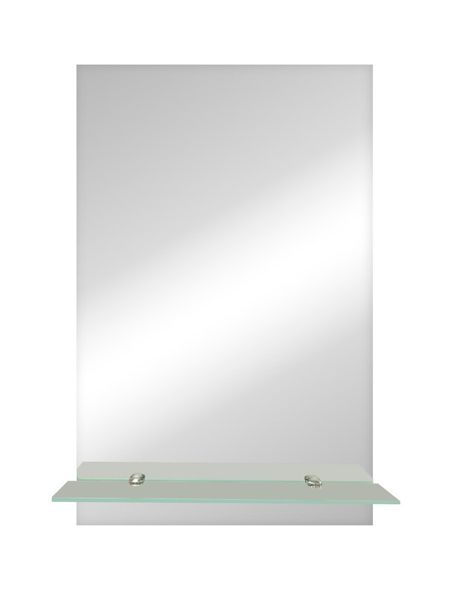 Зеркало Континент "Прямоугольник" (390х590) с полкой