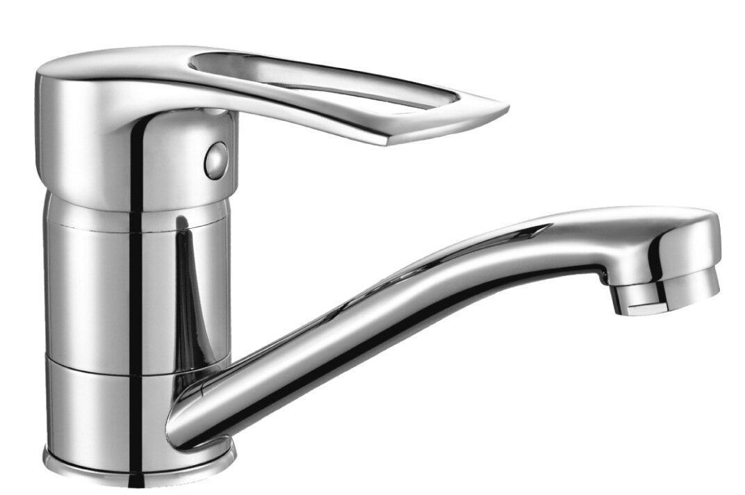 Смеситель д/р Rossinka T40-22 поворотный гусак "Р"