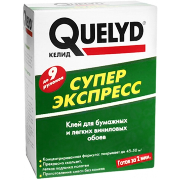 Клей для обоев Quelyd 250г супер экспресс Клей для обоев Quelyd 250г супер экспресс