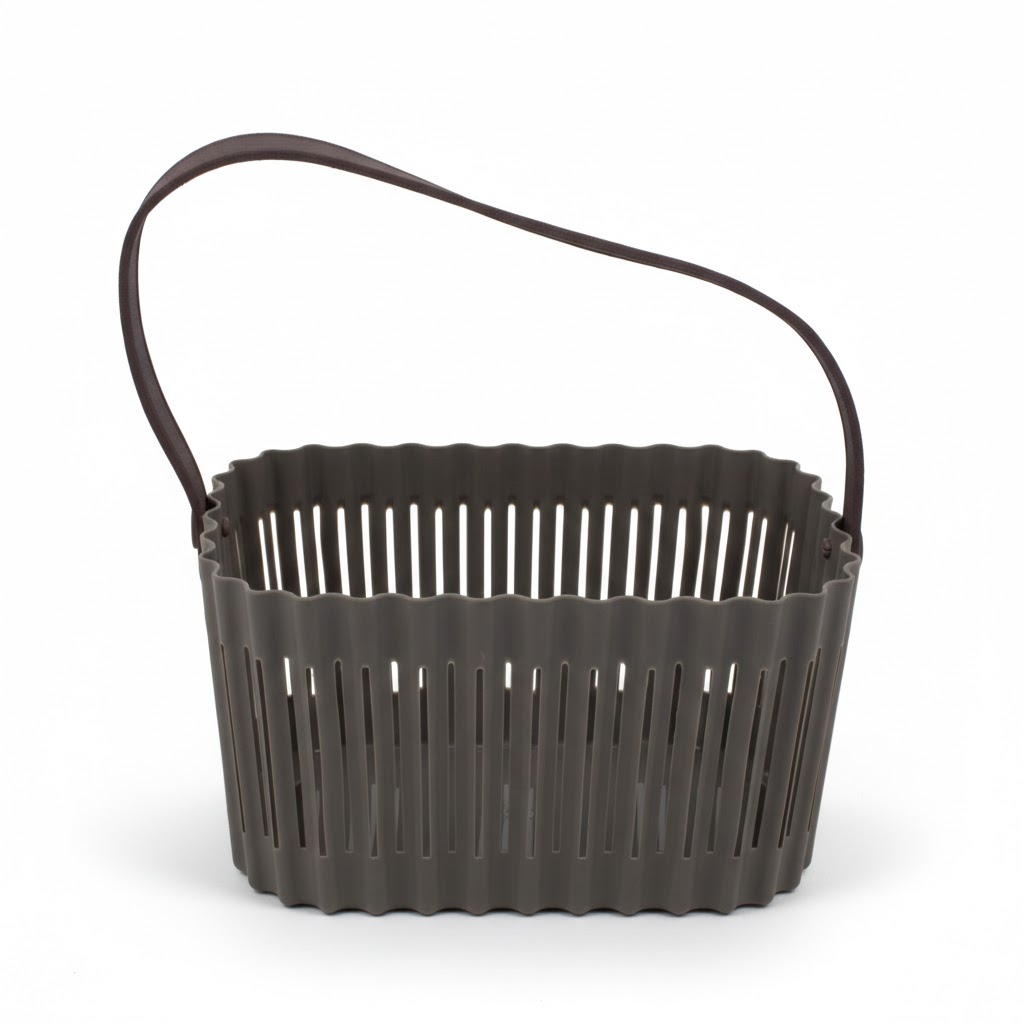 Корзина для хранения с прорезями и волнистым краем 26,7х18х14,5см 5,1л A09-9186