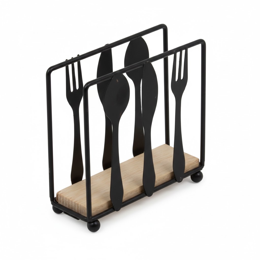 Салфетница Fancy Home черная W3333-14M