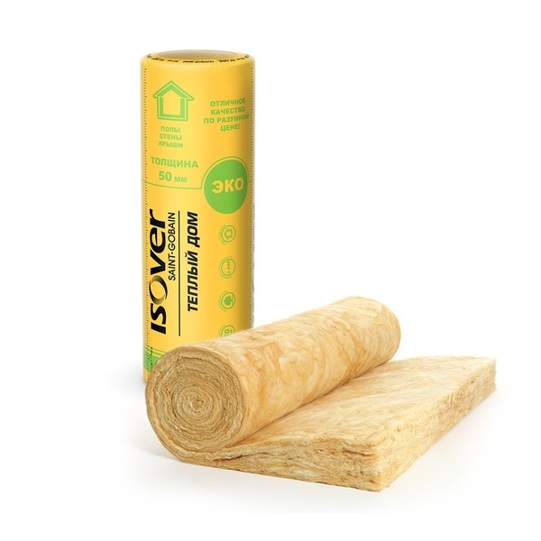 Теплоизоляция ISOVER  Warm House (теплый дом)-TWIN-50*1220*5490   13,4 м2 рулон