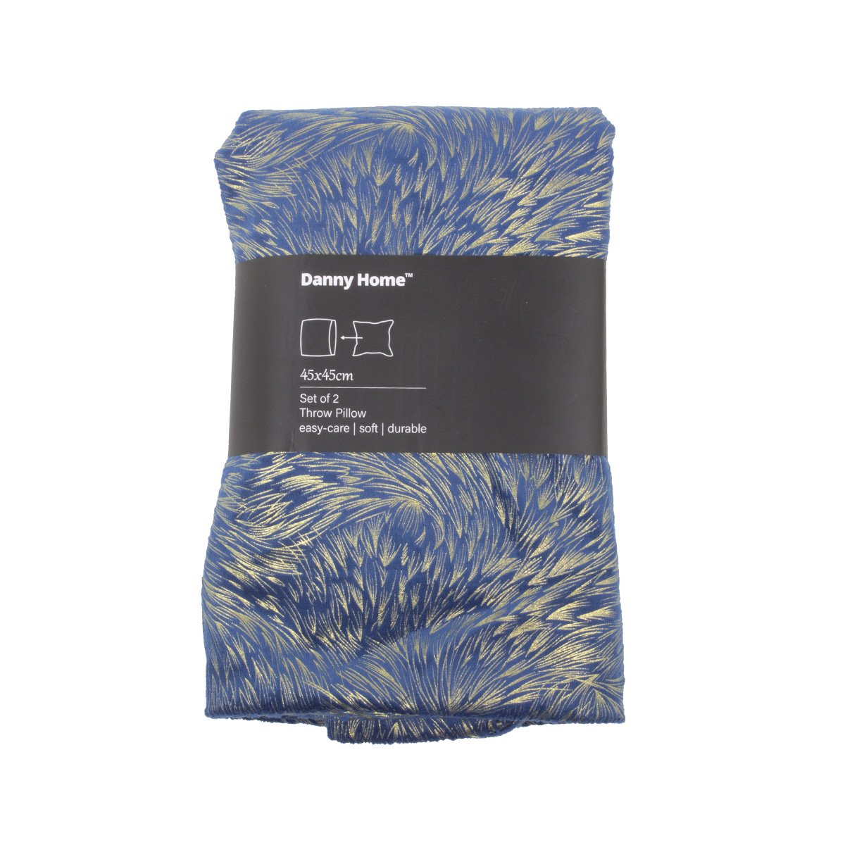 Набор наволочек декоративных DH 2 шт 45х45 см синий PL28-02P
