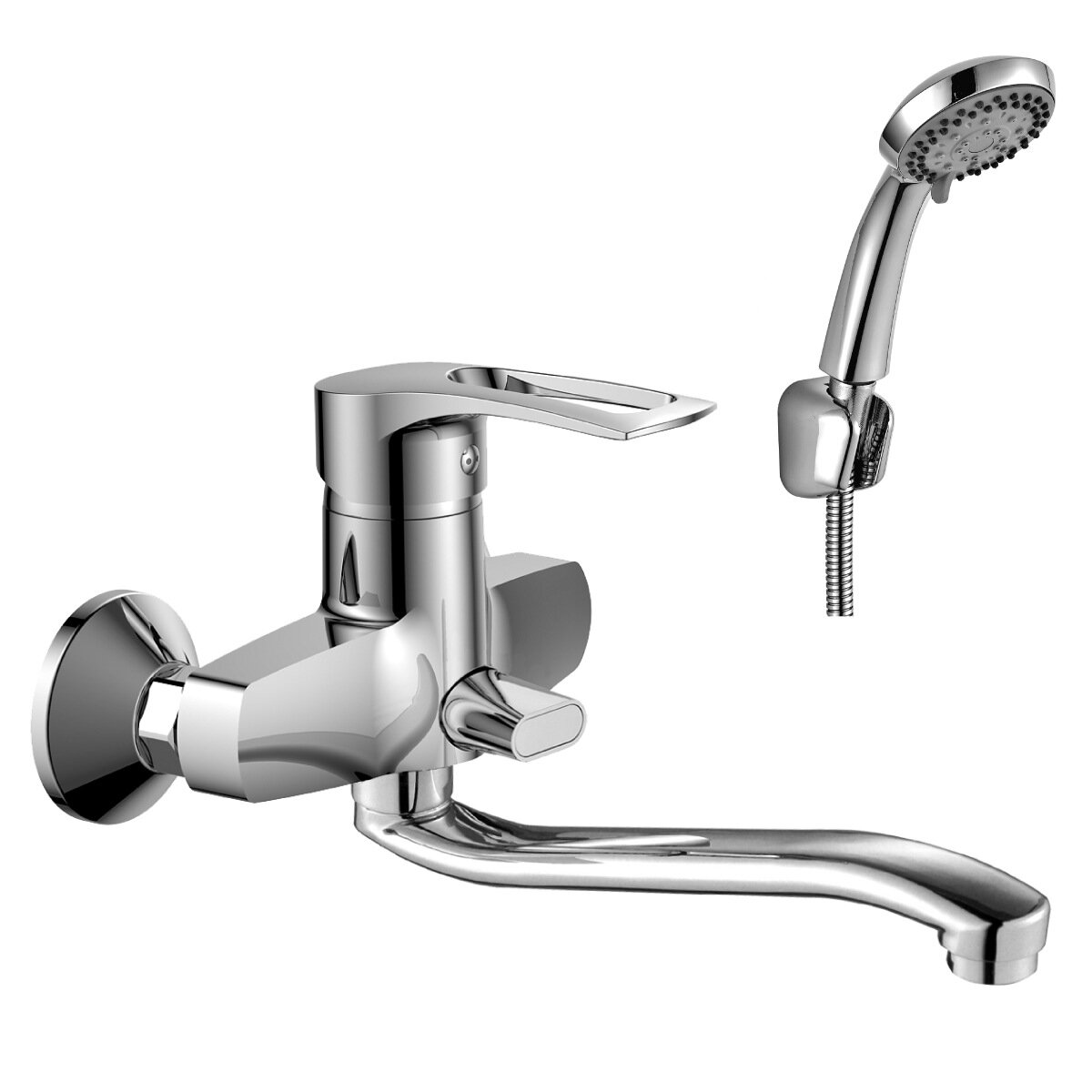 Смеситель в/д Rossinka T40-34 S-образный гусак "Р"