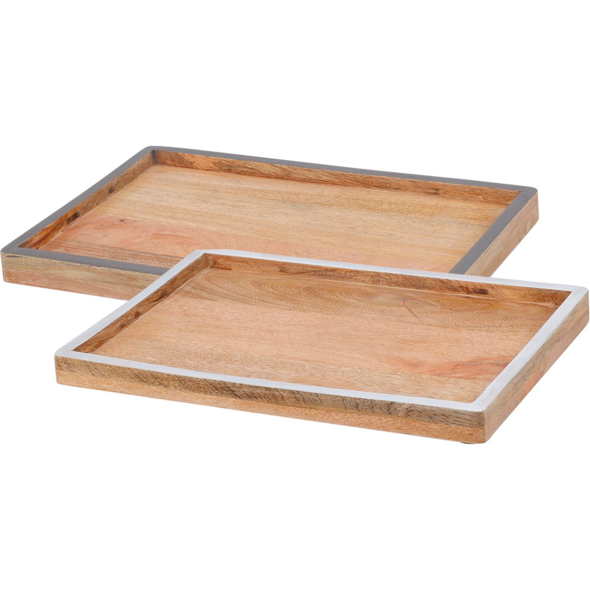 Набор деревянных подносов 28 см 2 шт A97100420 К