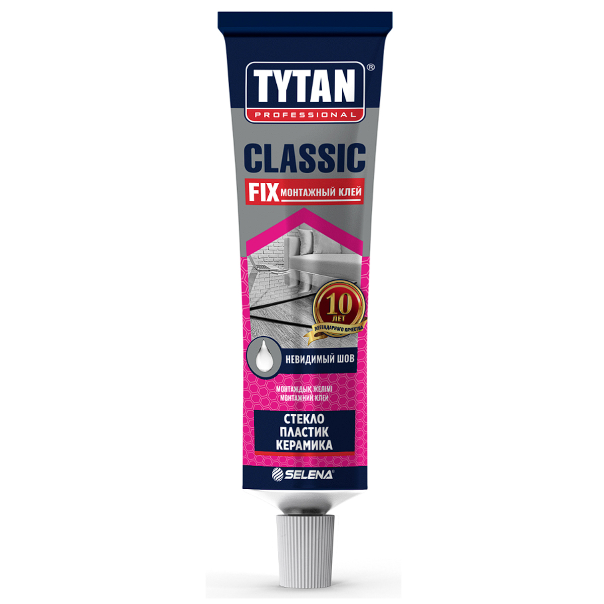 Клей Tytan CLASSIC FIX 100мл монтажный бесцветный Клей Tytan CLASSIC FIX 100мл монтажный бесцветный