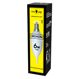 Лампа ELEC-506-FC37-6-3K-E14-FR