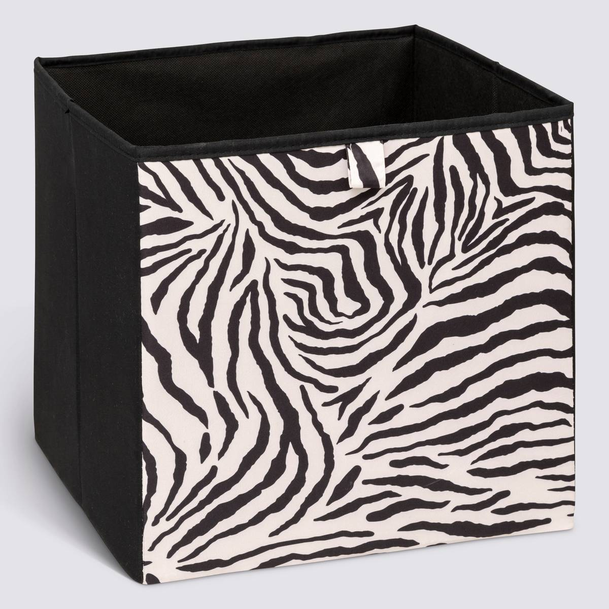 Ящик для хранения 5Five Zebra 31х31х31 см черный