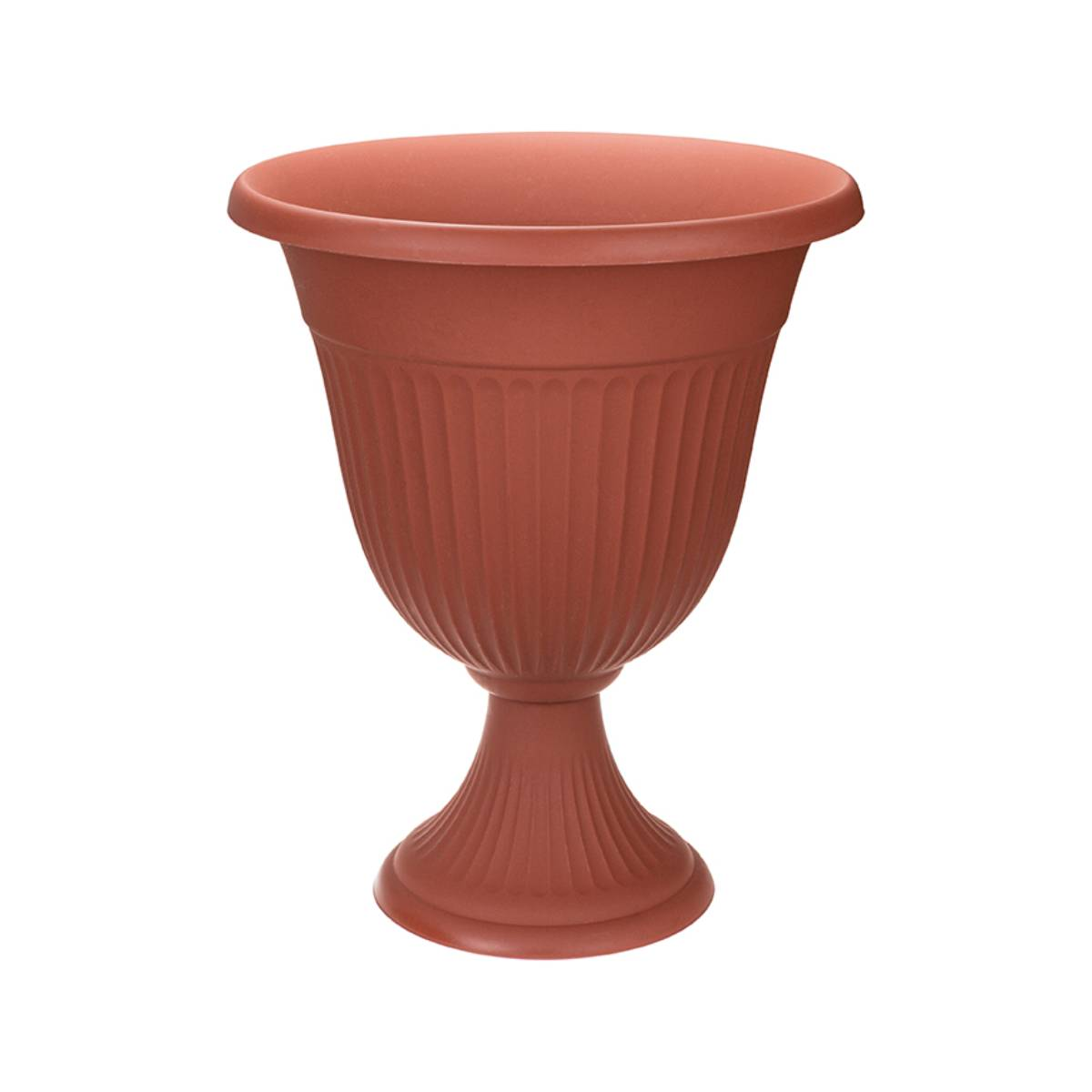 Кашпо-вазон IDEA ЛИВИЯ D350мм 12,5л высокий - Терракотовый