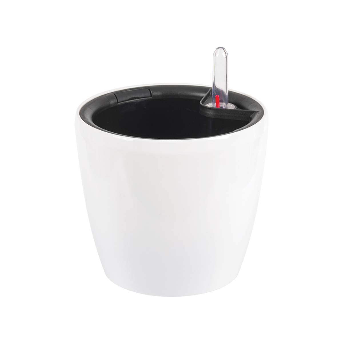 Кашпо IDEA АНФА D150мм с вставкой и с автополивом Белый М 3230