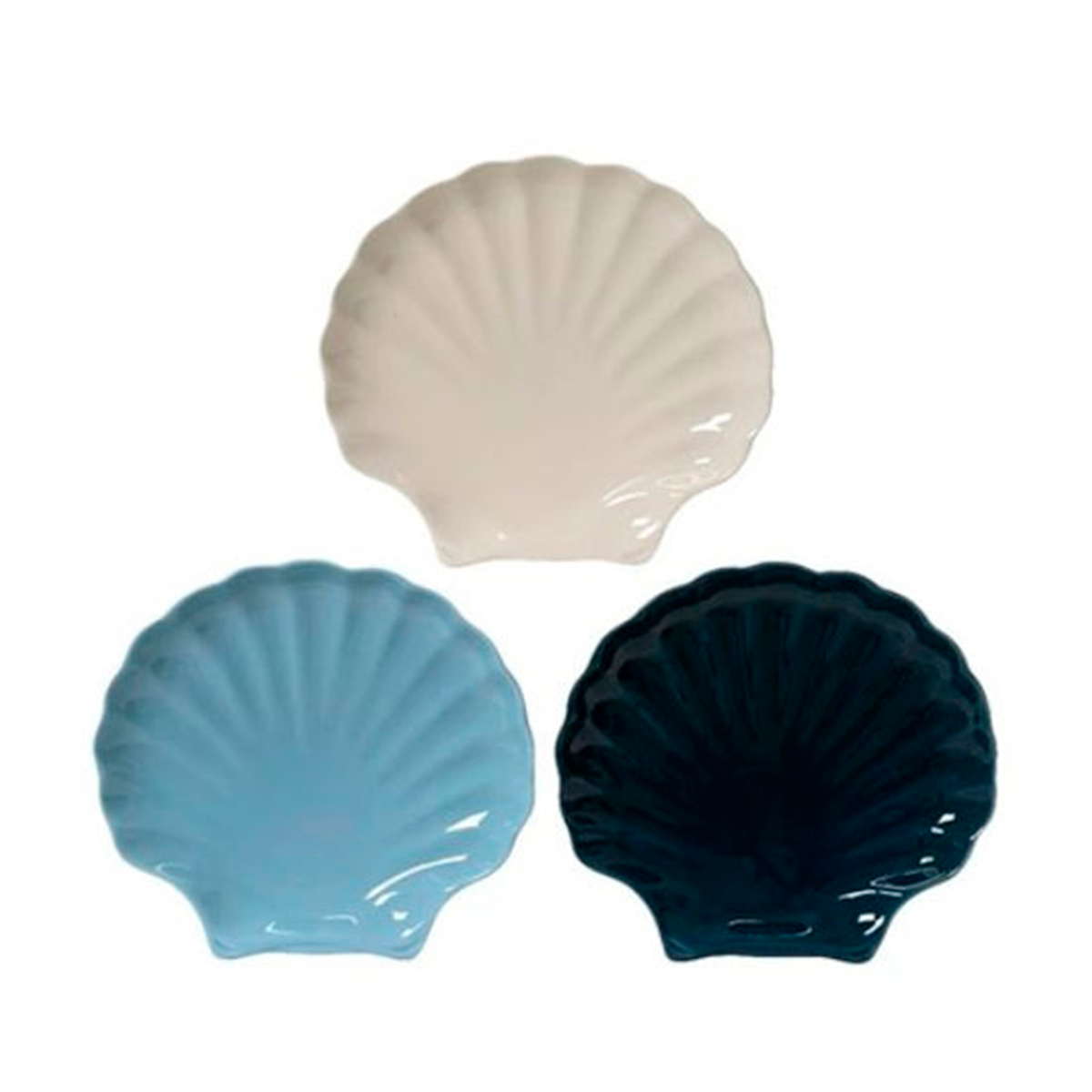 Тарелка Holiday Breeze 15х14х2,5 см фарфор 3цв.в ассорт. 833213 Kmg