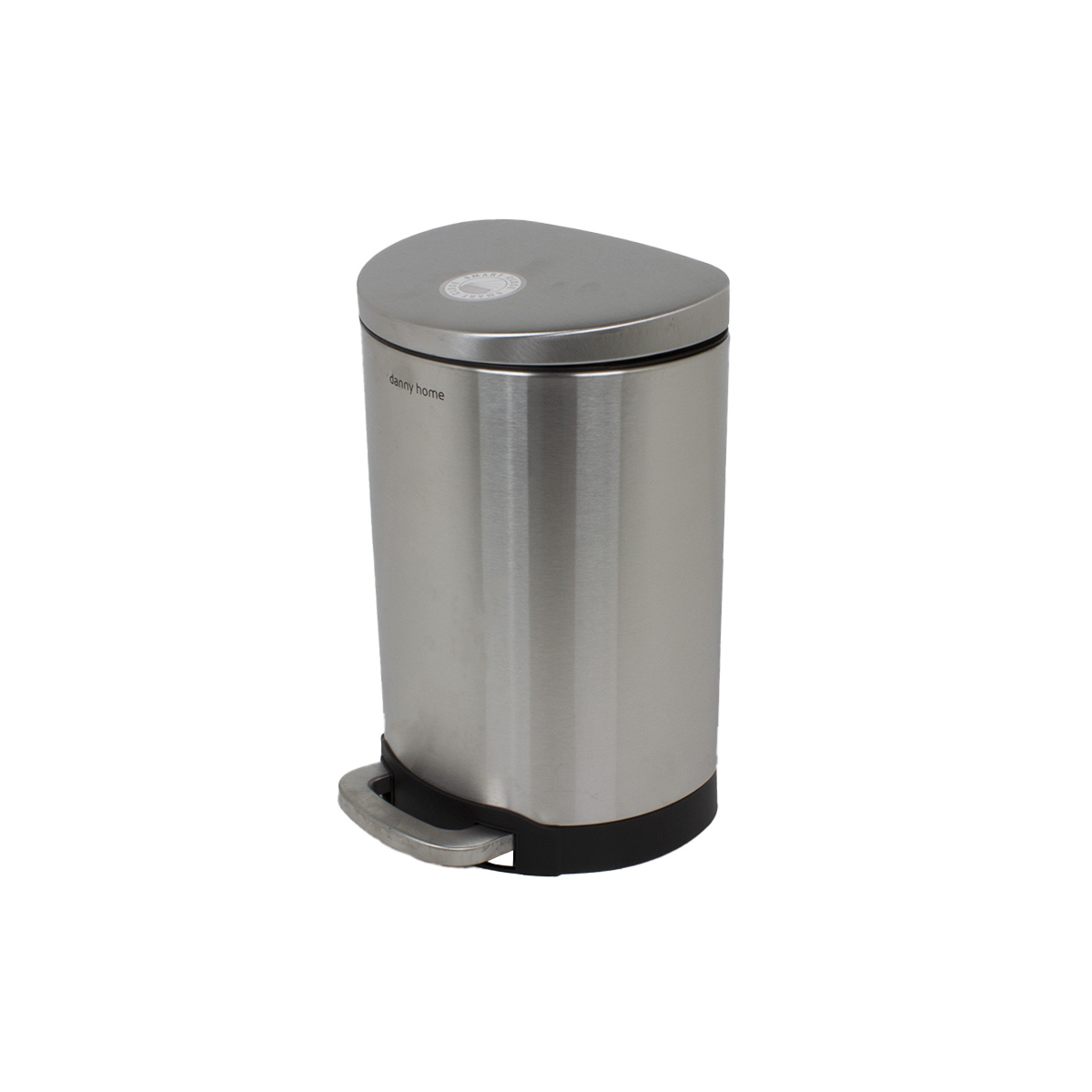 Ведро для мусора DH с педалью 6 л хром круглое LJT11-6-1