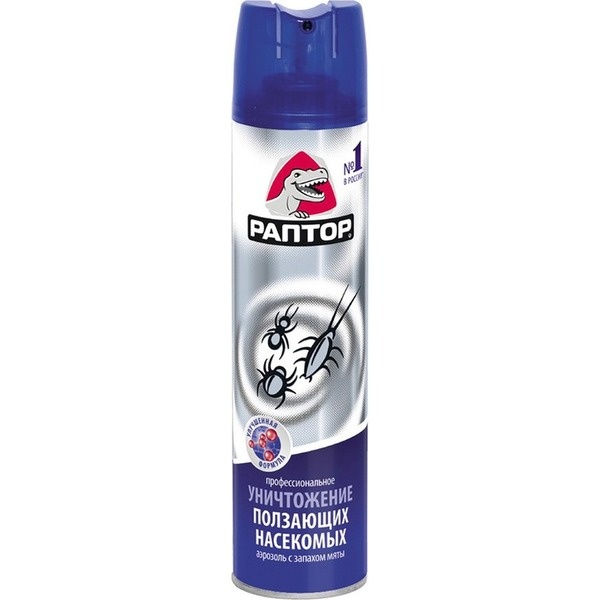Аэрозоль Раптор 350мл от ползающих