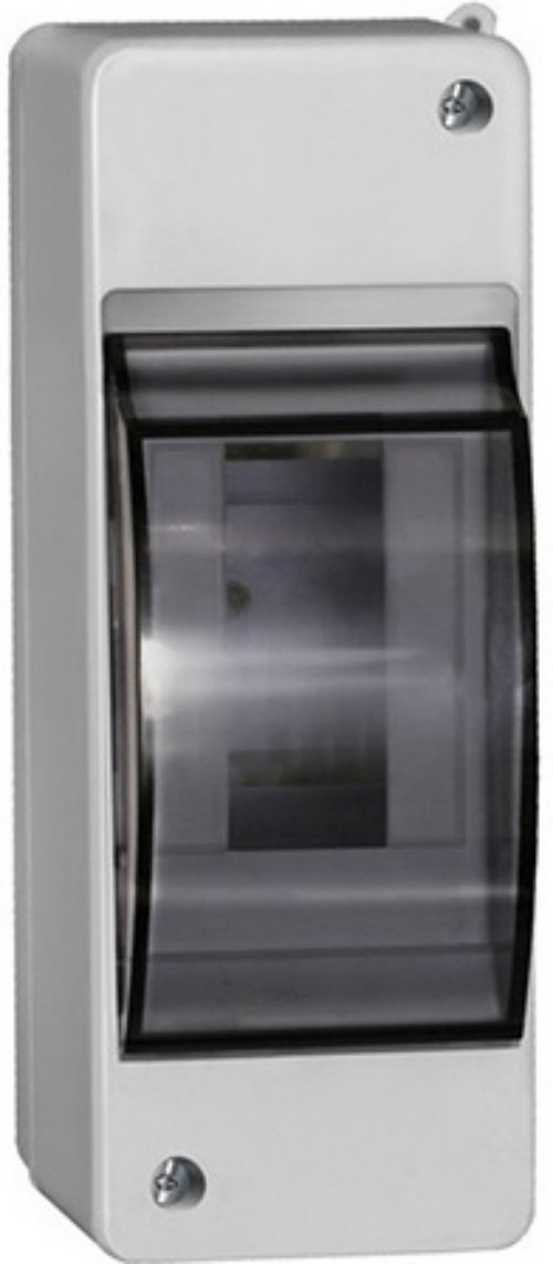 Бокс пласт. 2 модуля наружный с крышкой  IP30 ЮПИТЕР