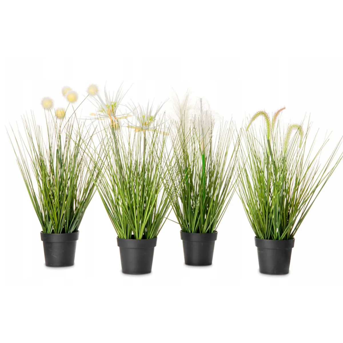 Растение искусственное в горшке Трава 46 см 4 вида в ассортименте 317220070 К
