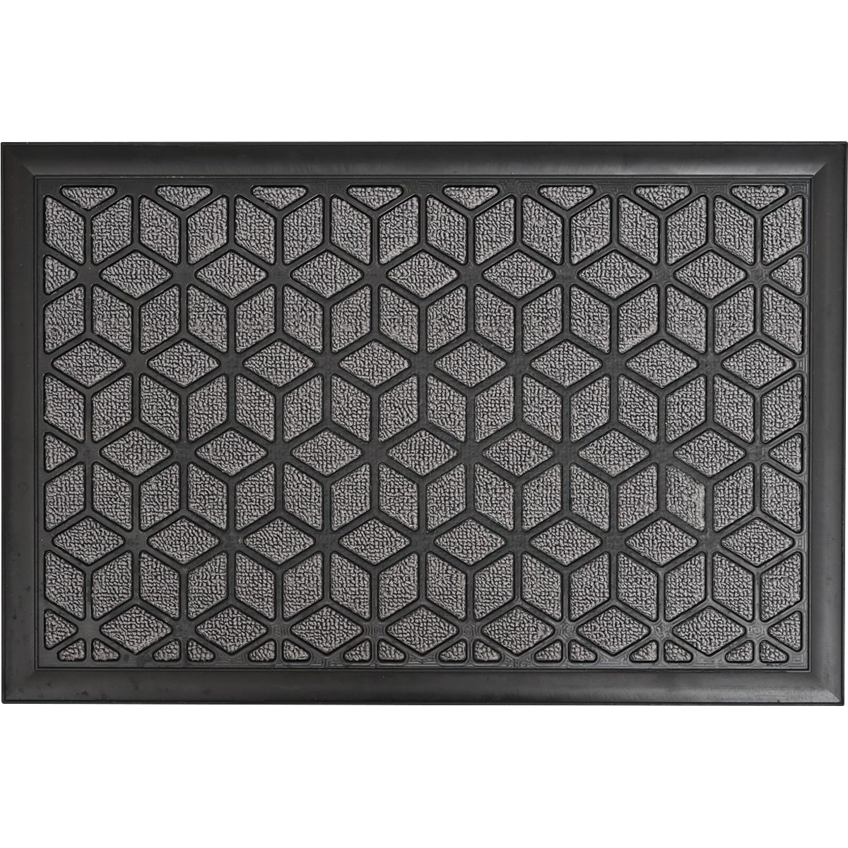 Коврик придверный LONG ISLAND 40X60 см угольно-серый 14709936