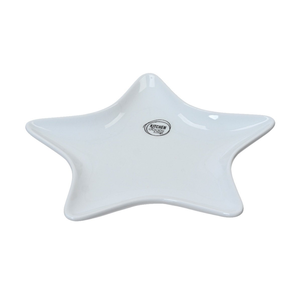 Тарелка сервировочная новогодняя Kaemingk Звезда 21х21х2 см 608261