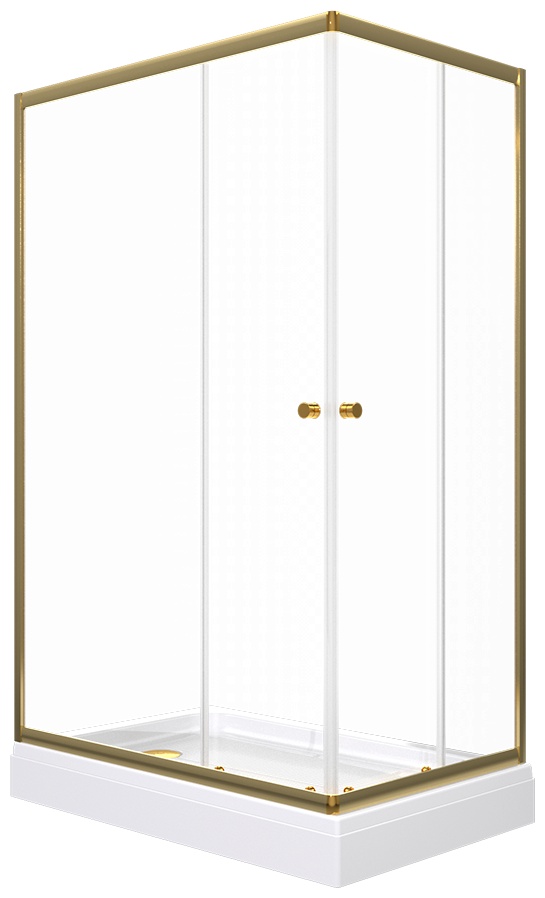 ДО "Вента-Голд" 120х80, прямоуг. низ. подд. (2 места+сифонD90мм)