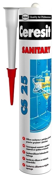 Ceresit затирка CS 25 MicroProtect картридж 280 мл. Графит Ceresit затирка CS 25 MicroProtect картридж 280 мл. Графит