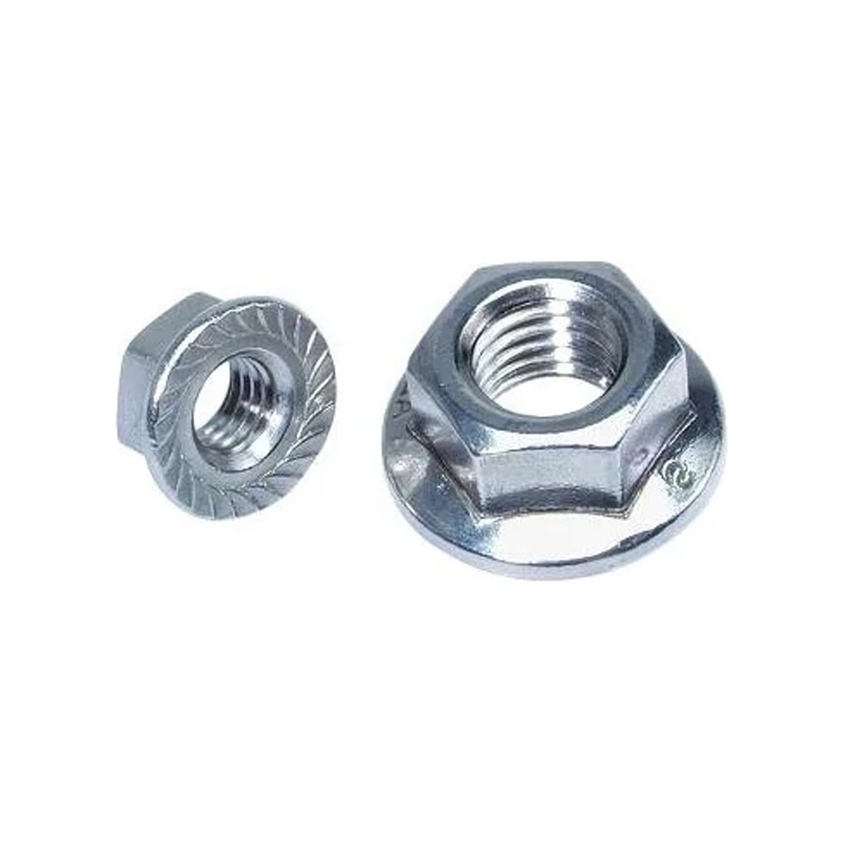 Гайка М10 с фланцем, цинк, DIN 6923 (5 шт в зип-локе) STARFIX, арт.SMZ1-66045-5