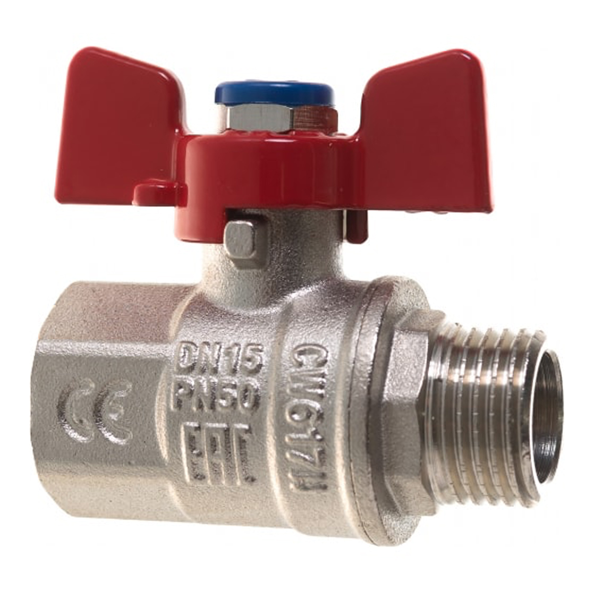 Вентиль "IVANCHI"  1/2 м/п кр.р