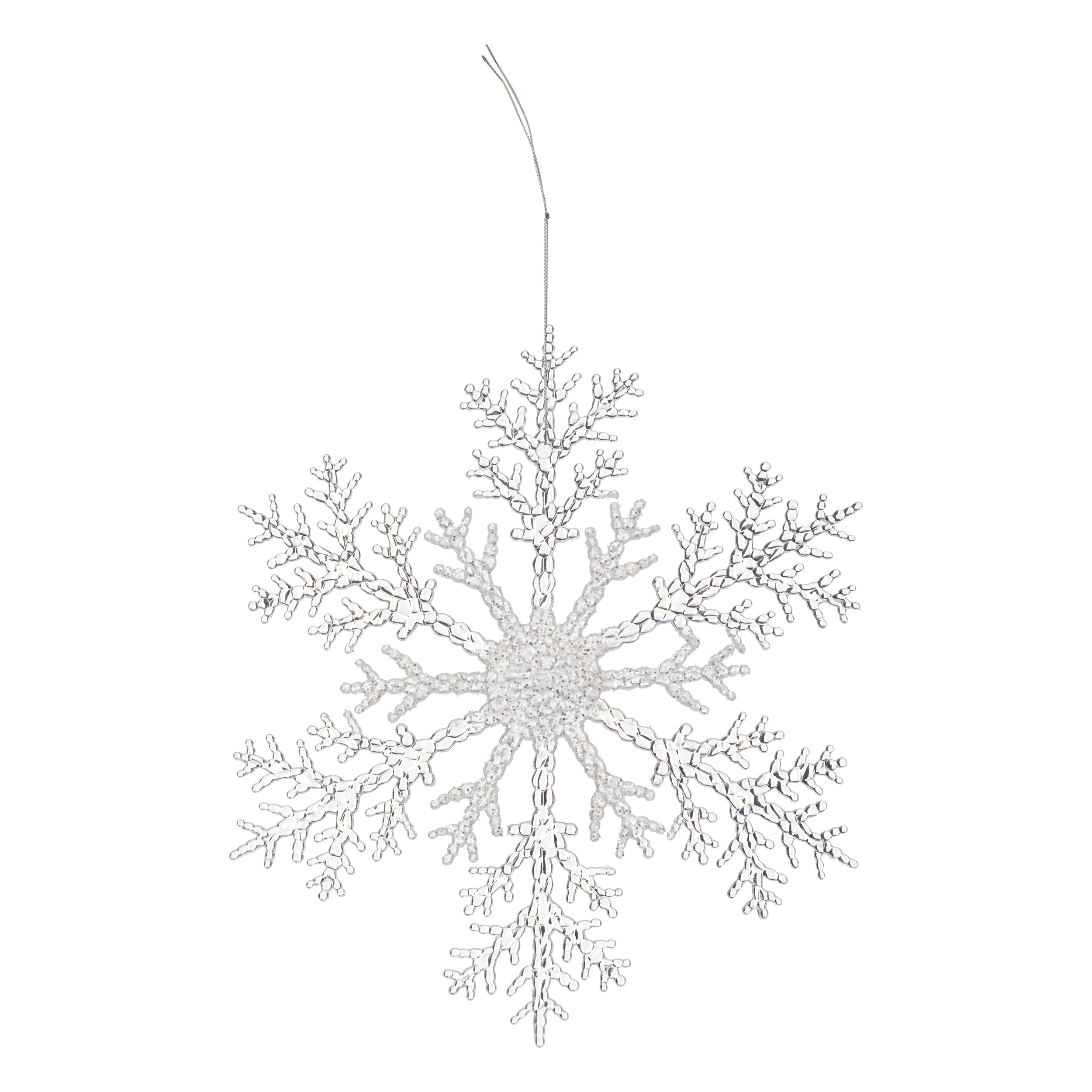 Украшение подвесное Feeric Снежинка 30 см 192288
