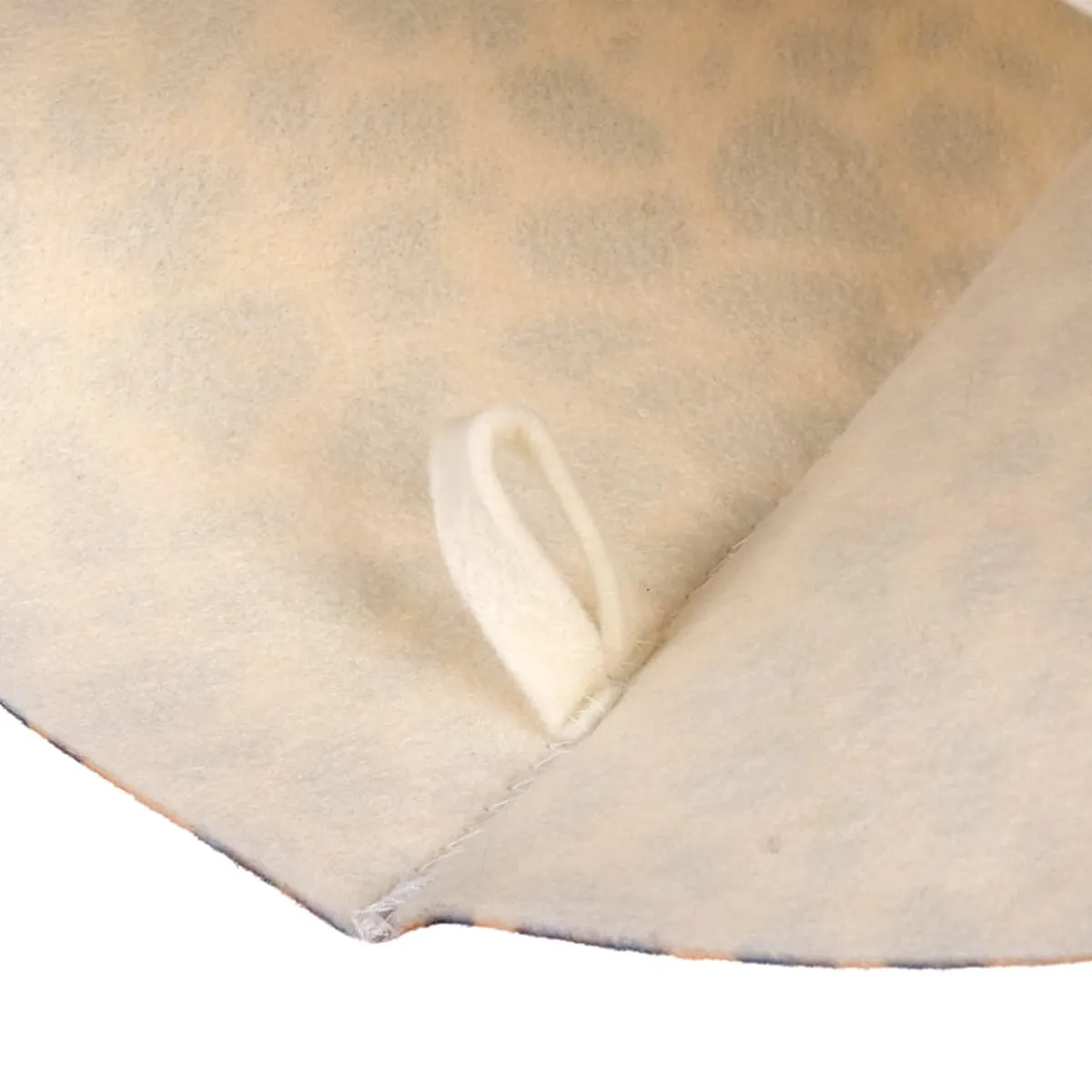 Шапка для бани и сауны Hot Pot, Леопардовый принт, войлок 100% 41348