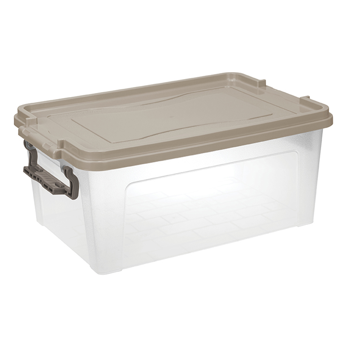 Контейнер для хранения прямоугольный IDEA 14л 427х289х178мм Капучино