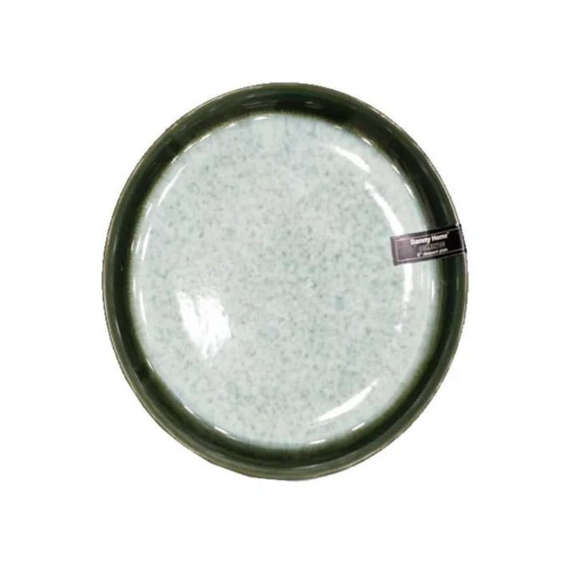 Тарелка десертная DH Eyemazy green Ø 20 см х3 см фарфор T25-02