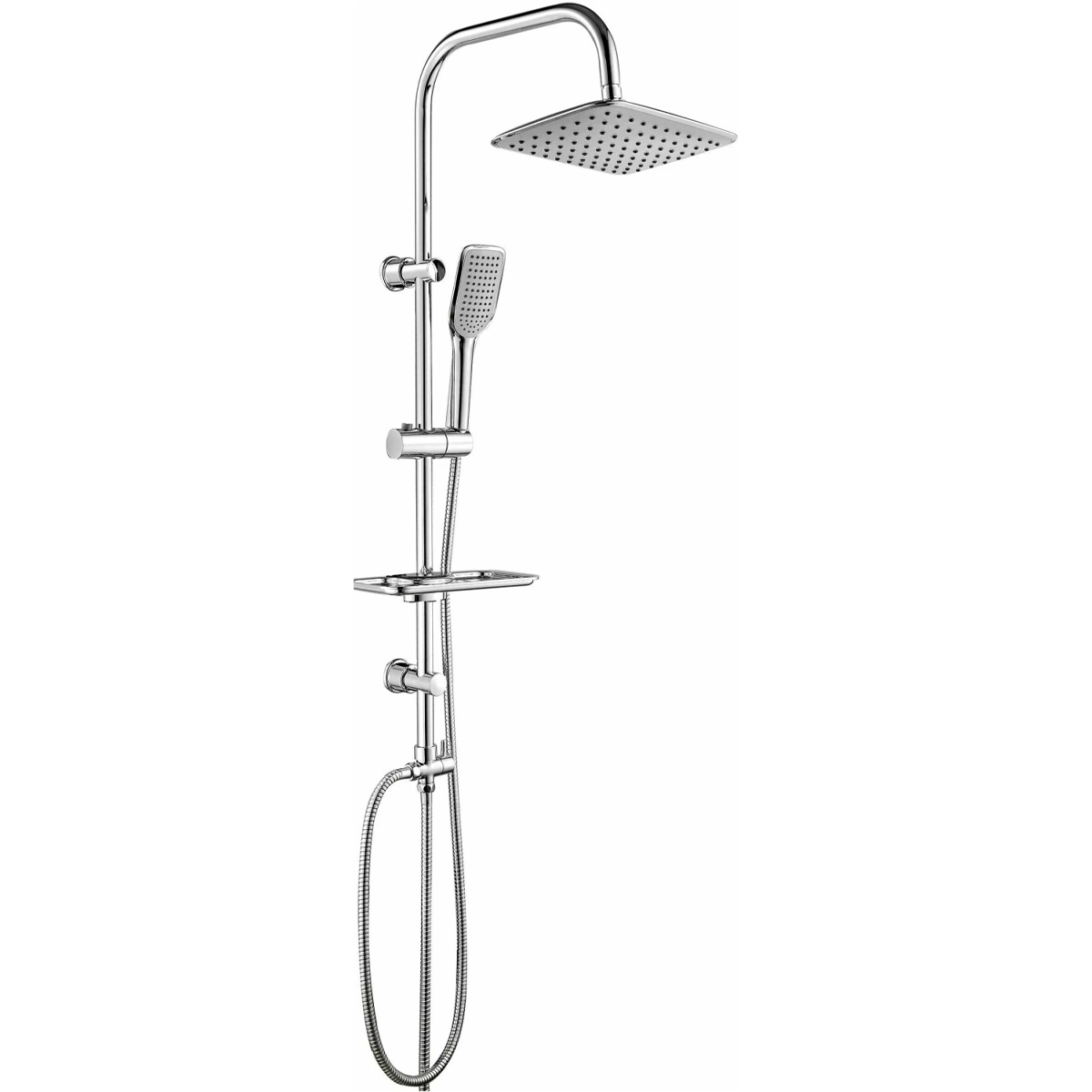 Душевая система с переключателем, без смесителя, хром ESKO ST1250