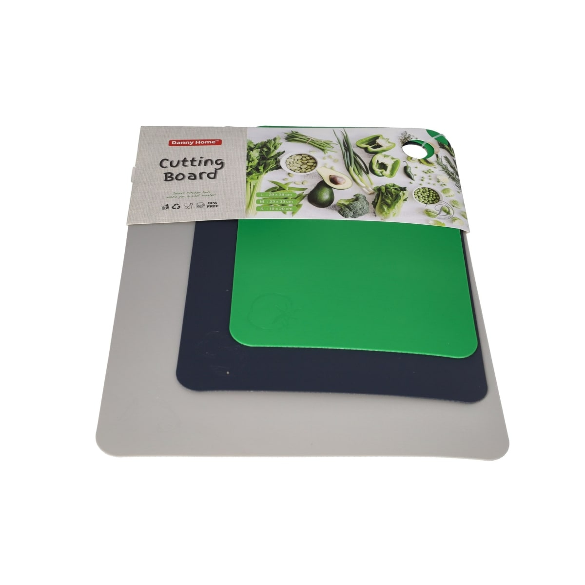 Набор гибких разделочных досок DH 3 шт. 19х29см, 23х33см, 29х38 см DH3549