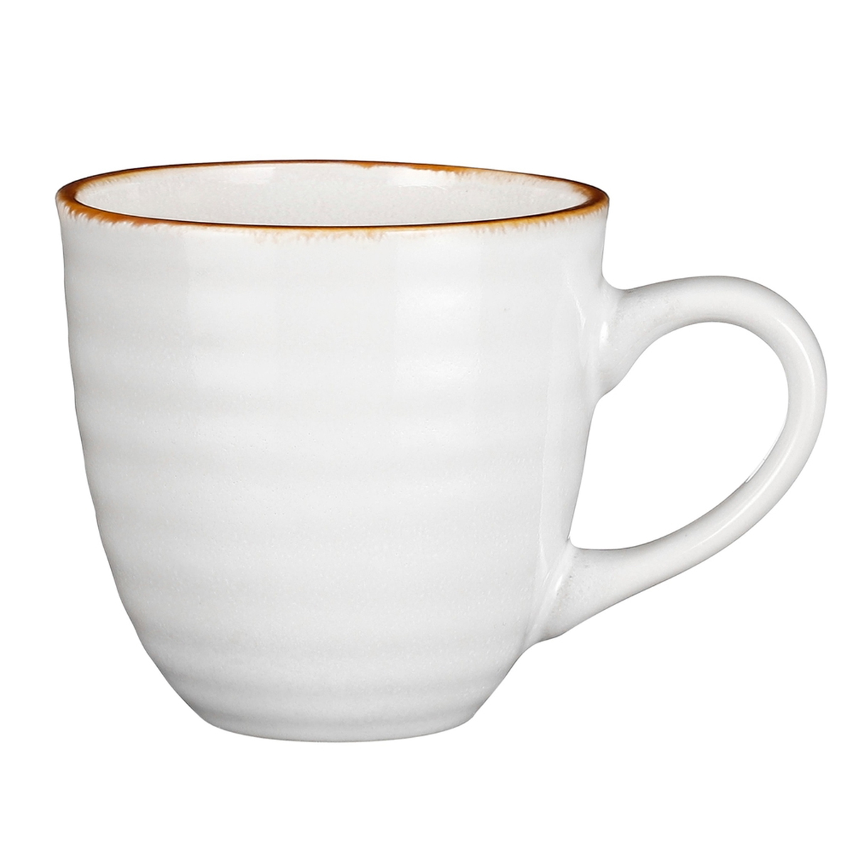 Кружка Mica белый с ободком 9х9 см керамика 1099983