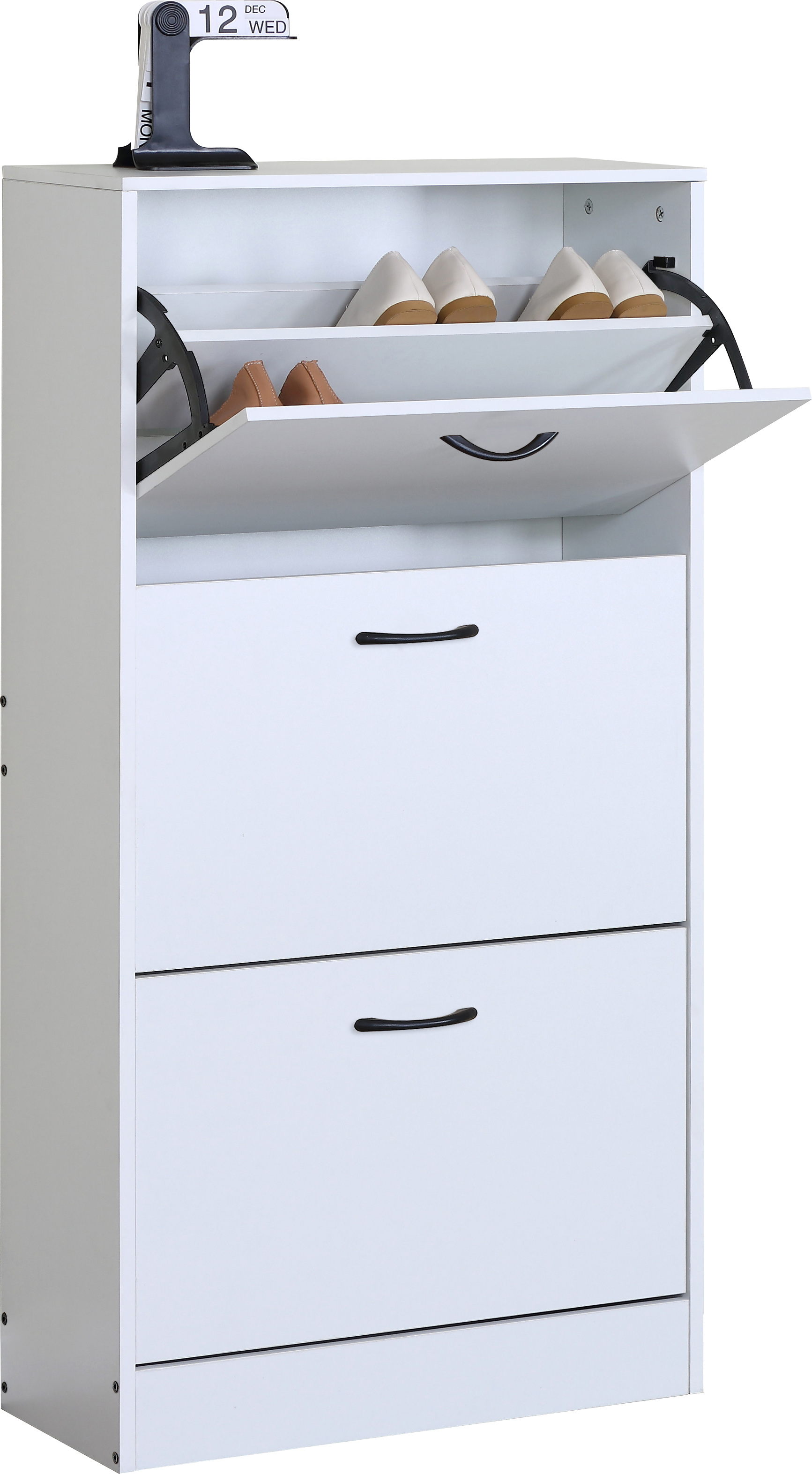 Обувница 3 секции GDX 60х24х116 см белый CN