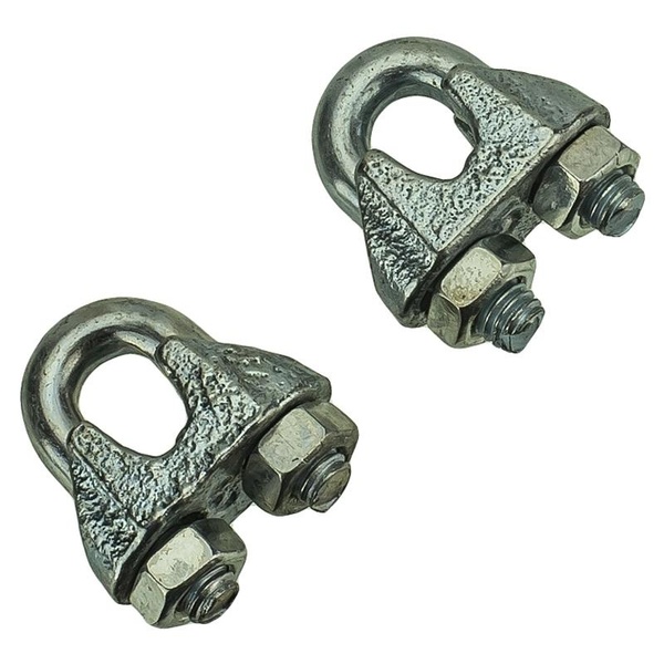 Зажим троса DIN 741  6мм(2 шт) "Fixbox" Зажим троса DIN 741  6мм(2 шт) "Fixbox"