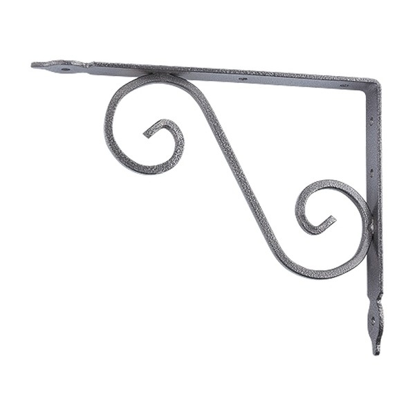 Кронштейн декоративный, 190х240х25х3.5 мм, темно-серый//СИБРТЕХ