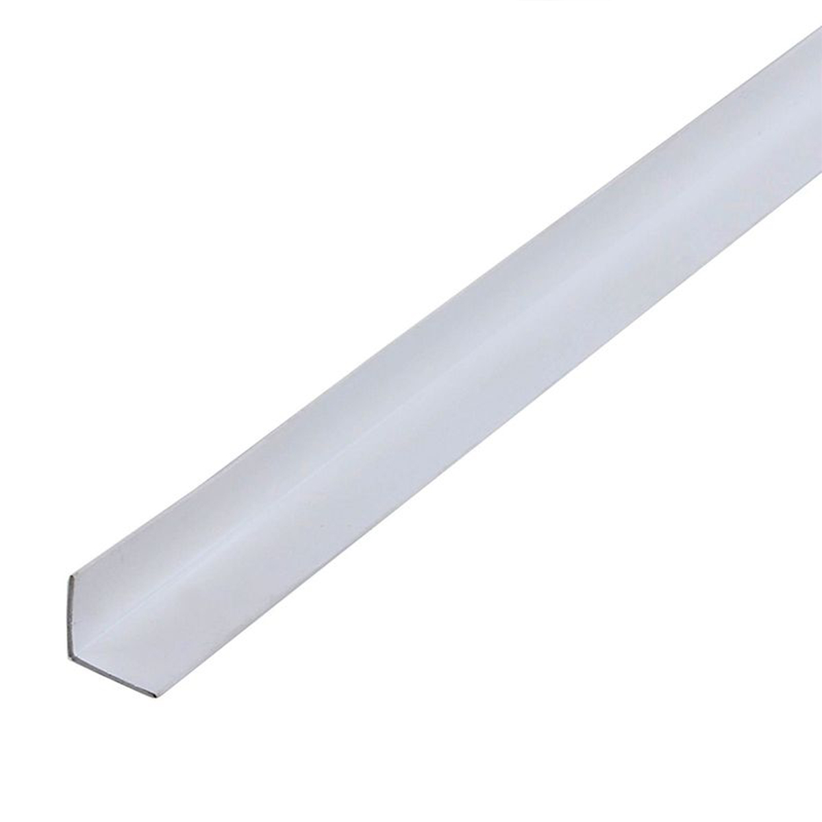 Угол арочный 20*12мм  2,7м "Идеал" 001/Белый