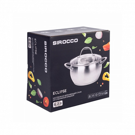 Кастрюля ECLIPSE 6.2л 24см SCE004
